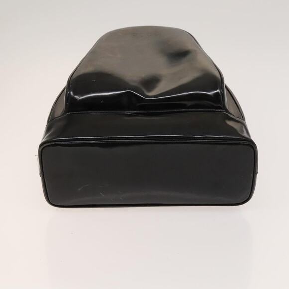 GUCCI Bamboo Shoulder Bag Enamel Black 003 2113 003 2113 - Picture 9 of 12